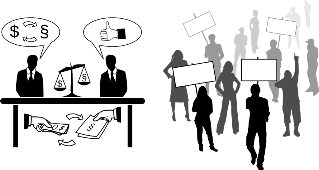explorez le conflit entre le monde des affaires et la démocratie, analyse des tensions, enjeux et impacts sur la société contemporaine.
